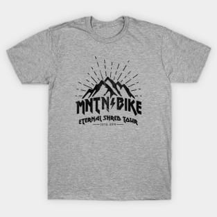 mountain bike mtb gift cycling cyclist heavy metal T-Shirt